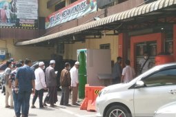 Sarpan, korban penganiayaan oknum polisi jalani pemeriksaan perdana di Polrestabes Medan