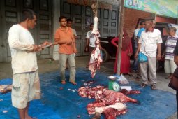 Harga daging "meugang" di Abdya masih termahal di Indonesia