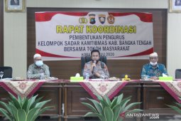 Polres Bangka Tengah ingatkan warga tetap jaga jarak