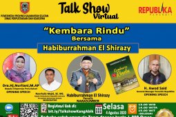 Giliran penulis "Ayat-ayat Cinta" isi webinar Dispersip Kalsel