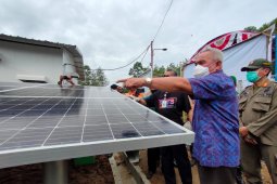 Gubernur Kaltim resmikan PLTS di Desa Rantau Buta