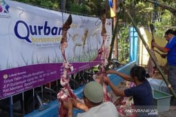 Sedekah For Yatim Kalsel sembelih empat hewan kurban