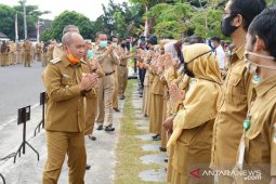 Memasuki normal baru, Pemkot Pangkalpinang gelar apel pertama