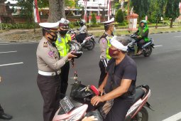 1.068 pelanggar lalu lintas ditindak Polresta Denpasar selama Operasi Patuh 2020