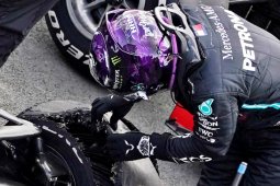 Ini penyebab pecah ban Hamilton di GP Britania menurut Pirelli