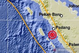 Dalam sepekan terakhir terjadi 20 getaran gempa di Sumatera bagian utara