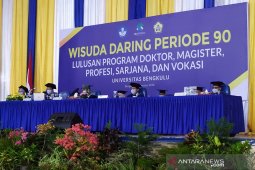 692 mahasiswa Universitas Bengkulu ikuti wisuda "online"