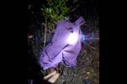 Seorang siswa SD ditemukan tak bernyawa di hutan bakau