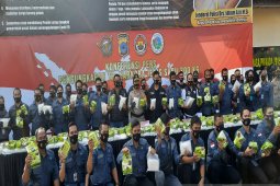 S Kalimantan police confirm 300-kg crystal meth smuggled from Malaysia