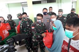 Kodam XII/Tpr kembali salurkan bantuan kepada 842 KK korban bencana puting beliung