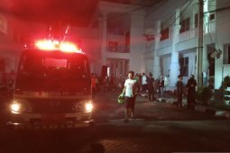 Kantor Bupati Labuhanbatu terbakar, diduga akibat arus pendek