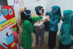 PKK Muara Komam ajak orang tua penuhi Vitamin A bagi Balita