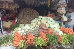 Harga berbagai jenis sayuran produksi petani lokal di Ambon naik