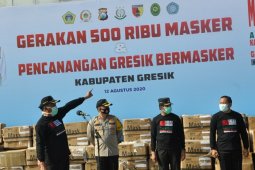 Pemkab Gresik bagikan 500 ribu masker kepada masyarakat