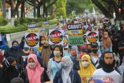 Unjuk Rasa Buruh Di Kalsel