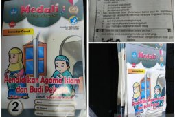 Buku pelajaran SD diduga hina Nabi Muhammad beredar di Pangkalpinang