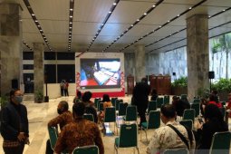 Layar lebar  disiapkan pantau Sidang Tahunan MPR RI