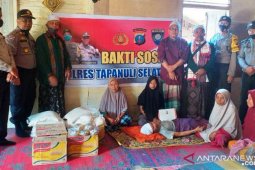 Warga yang hidup dari belas kasihan berterimakasih kepada Kapolres Tapsel