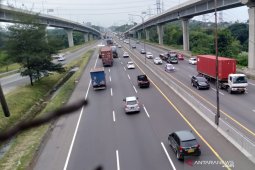 Lalu lintas Tol Jakarta-Cikampek meningkat dalam dua hari terakhir