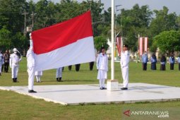 Upacara HUT RI di Tanjungbalai sesuai protokol kesehatan COVID-19