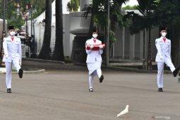 Peringatan HUT RI di tengah pandemi berlangsung khidmat