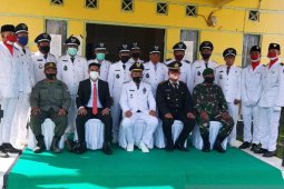 Upacara HUT RI di Pamukan Utara, Pengibar bendera hanya tiga orang