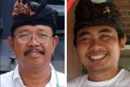 Calon Bandesa Sesetan Made Widra dan Komang Wirawan adu gagasan dalam Paruman Desa