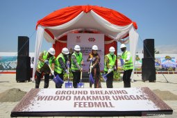 Groundbreaking Pabrik Pakan Ayam Widodo Makmur Unggas di Ngawi