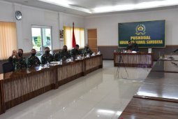 Danrem 023/KS vidcom dengan gugus tugas COVID-19 wilayah Sumut