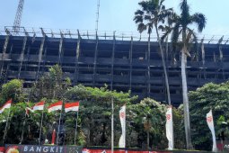 Polisi lanjutkan olah TKP Gedung Kejaksaan Agung