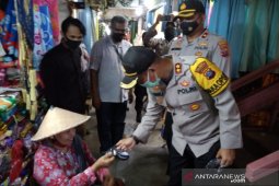 Wakapolresta Banjarmasin  sosialisasi COVID-19