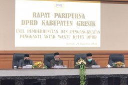 Maju pilkada, Ketua DPRD Gresik dilengserkan
