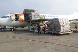 Presiden Jokowi bagikan 1 juta masker kepada masyarakat Aceh