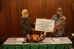 BPJAMSOSTEK menyerahkan data 2,5 juta calon penerima bantuan subsidi upah