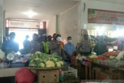 Wakapolres Bangka pimpin tim terpadu sosialiasi  penerapan prokes COVID-19