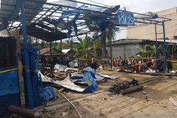 Tabung gas meledak di Hamparan Perak,  empat orang tewas dan sembilan luka berat