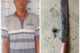 Polisi tangkap pelaku penganiayaan mertua dan istri di Pangkalan Brandan
