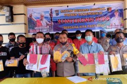 Jajaran Polres Tanjungbalai ringkus lima tersangka perjudian