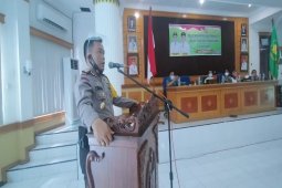 Kapolres Langkat minta tindakan tegas menerapkan protokol kesehatan bagi pemilik usaha