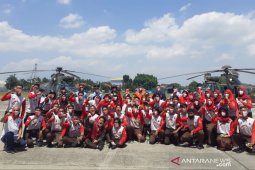 Puluhan siswa Bogor ikuti "Akademi Merah Putih" di Lanud Atang Senjaya