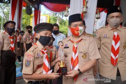 Ikuti HUT Pramuka Al Fatih boyong piala walikota