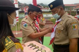 Lapas Kolonodale miliki Gudep Pramuka, pengurusnya dilantik Kakanwil Kemenkumham Sulteng