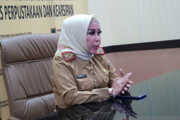 Dispersip jadikan kerajinan dekorasi ruangan tema talkshow virtual