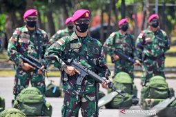 Gelar Kesiapan Satgas Marinir Ambalat dan Pulau Terluar