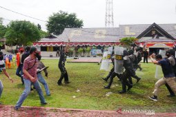 Polres Bengkayang simulasi pengamanan Pilkada