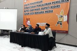 KPU Kediri batasi pendamping paslon saat pendaftaran