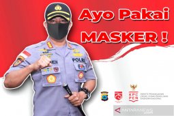 Kapolresta Banjarmasin gelorakan "ayo pakai masker" tangkal COVID-19