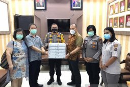 Polresta Deli Serdang terima bantuan 500 alat tes cepat COVID-19