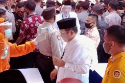 KPU Jember terapkan protokol kesehatan ketat saat pendaftaran paslon