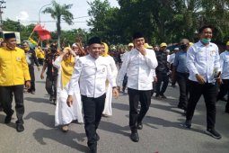 Andi-Faizal mendaftar ke KPUD Labuhanbatu